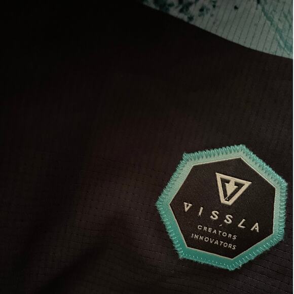 Vissla C & I's Black 20" Boardshorts Swim Trunks size 28 - Picture 7 of 13